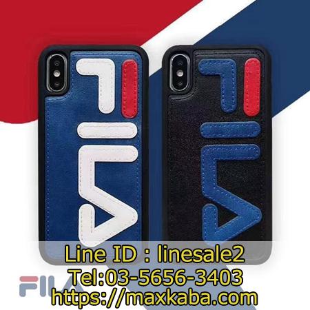 FILA ブランド iphoneXR XSケース 英字ロゴ フィラ 