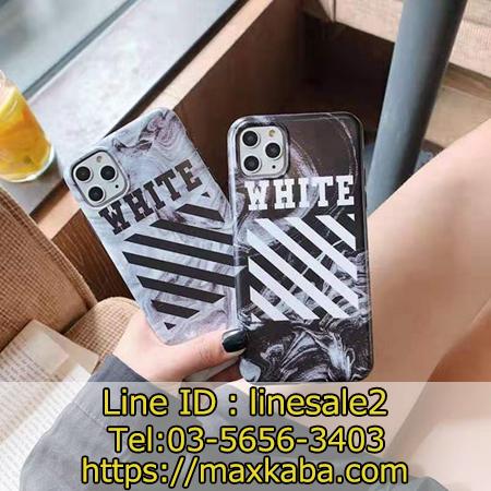 Off White iPhone11pro max ケース 斜め縞模様