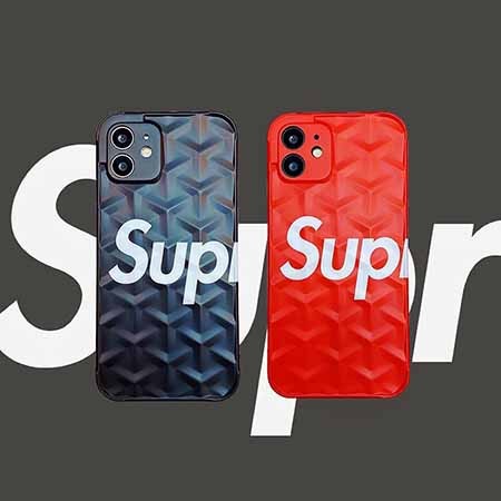 supreme iphone12カバー シンプル風