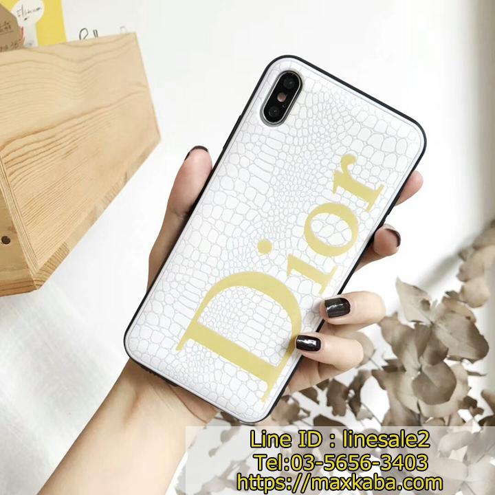 Dior アイフォンXS/XS max/XRカバー 蛇革柄