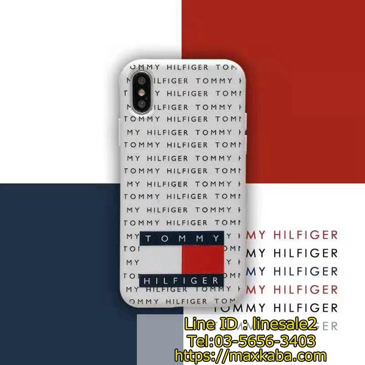 トミーヒルフィガー iPhone8/8plus ホワイト 超人気薄型イフォン専用ケース