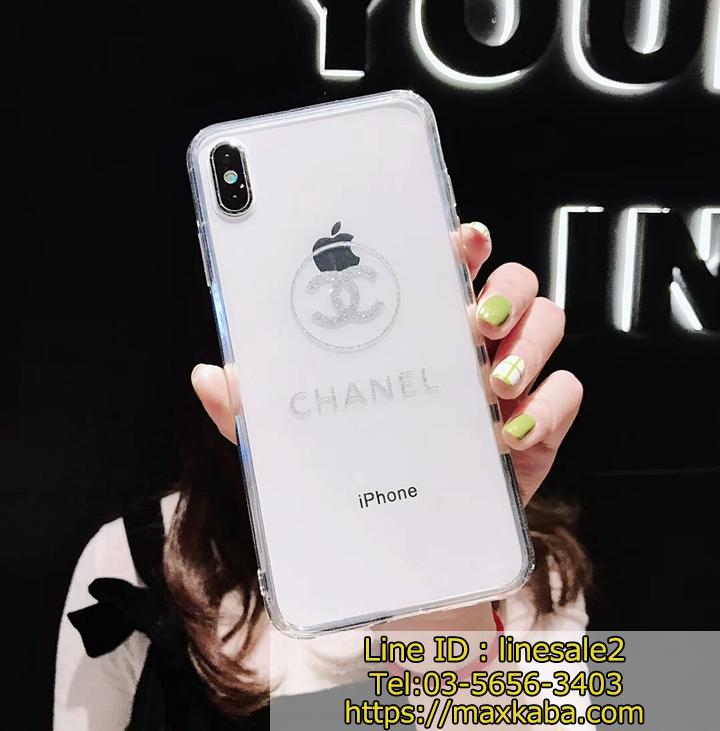 chanel iphonexs max case,シャネルブランド柄スマホケース,Chanelガラス透明的簡約風iphone8plus携帯ケース,セレブ愛用少女心アイフォンxr経典的カバー,清楚系キラキラ透明的ケース