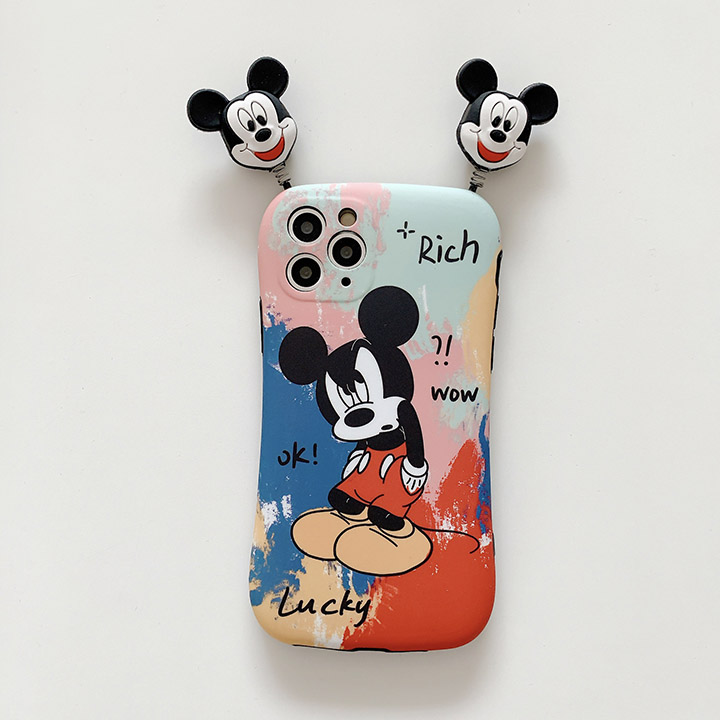 創意デザイン ミッキーマウス柄 iphone12pro maxケース