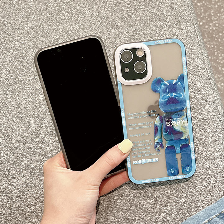 売れ筋iphone12/12 promaxカバーベアブリック